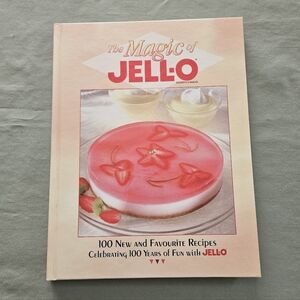 1997 The Magic of Jell-O‎ Hardcover Vintage Recipe Cook Book Desserts